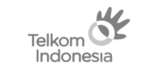 telkom indonesia logo bw